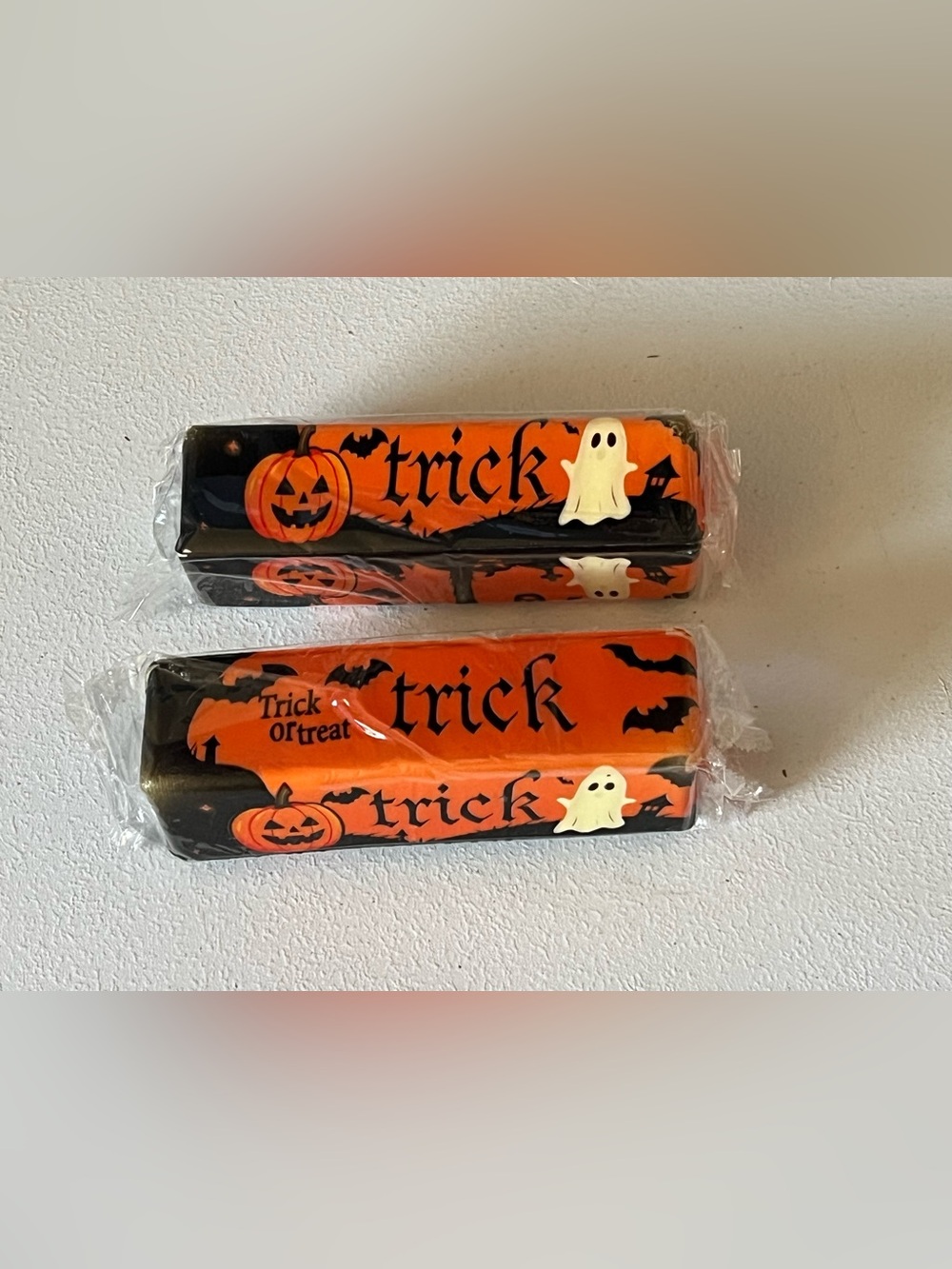Halloween 'Trick or Treat' Butter Squishy lot of 2